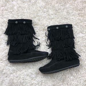Kids Minnetonka boots